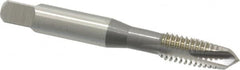 OSG - 3/8-16 UNC, 3 Flute, Bright Finish, High Speed Steel Spiral Point Tap - Plug Chamfer, Right Hand Thread, 2-15/16" OAL, 1-1/4" Thread Length, 0.381" Shank Diam, 2B Class of Fit, Series 288 - Exact Tooling