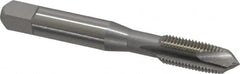 OSG - 3/8-24 UNF, 3 Flute, Bright Finish, High Speed Steel Spiral Point Tap - Plug Chamfer, Right Hand Thread, 2-15/16" OAL, 1-1/4" Thread Length, 0.381" Shank Diam, 2B Class of Fit, Series 288 - Exact Tooling