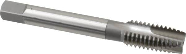 OSG - 1/2-13 UNC, 3 Flute, Bright Finish, High Speed Steel Spiral Point Tap - Plug Chamfer, Right Hand Thread, 3-3/8" OAL, 1-21/32" Thread Length, 0.367" Shank Diam, 2B Class of Fit, Series 288 - Exact Tooling