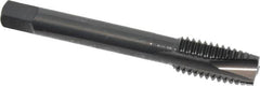 OSG - 1/2-13 UNC, 3 Flute, Oxide Finish, High Speed Steel Spiral Point Tap - Plug Chamfer, Right Hand Thread, 3-3/8" OAL, 1-21/32" Thread Length, 0.367" Shank Diam, 2B Class of Fit, Series 288 - Exact Tooling