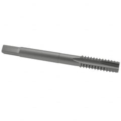 OSG - 7/16-14 UNC, 3 Flute, Oxide Finish, High Speed Steel Spiral Point Tap - Plug Chamfer, Right Hand Thread, 3-5/32" OAL, 1-7/16" Thread Length, 0.323" Shank Diam, 2B Class of Fit, Series 288 - Exact Tooling