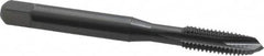 OSG - M6x1.00 Metric Coarse, 3 Flute, Oxide Finish, High Speed Steel Spiral Point Tap - Plug Chamfer, Right Hand Thread, 2-1/2" OAL, 1" Thread Length, 0.255" Shank Diam, 6H Class of Fit, Series 288 - Exact Tooling