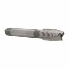 OSG - M12x1.75 Metric Coarse, 3 Flute, Bright Finish, High Speed Steel Spiral Point Tap - Plug Chamfer, Right Hand Thread, 3-3/8" OAL, 1-21/32" Thread Length, 0.367" Shank Diam, 6H Class of Fit - Exact Tooling