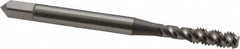 OSG - M4x0.70 Metric Coarse 3 Flute 6H Bottoming Spiral Flute Tap - High Speed Steel, Bright Finish, 2-1/8" OAL, Right Hand Flute, Right Hand Thread - Exact Tooling