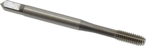 OSG - #8-32 UNC 2B Bottoming Thread Forming Tap - High Speed Steel, Bright Finish, 2-1/8" OAL, 3/4" Thread Length, Right Hand Thread - Exact Tooling
