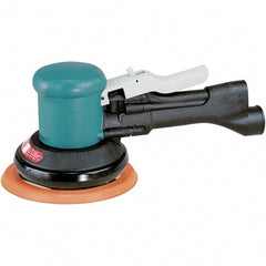 Dynabrade - 12,000 OPM, 23 CFM Air Consumption, Palm Air Orbital Sander - Round Pad, 1/4 NPT Inlet - Exact Tooling