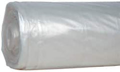 Value Collection - 100' Long x 20' Wide Polyethylene Tarp & Dust Cover - Clear, 4 mil Thickness - Exact Tooling