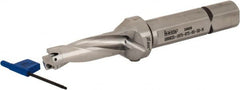 Iscar - 1.88" Max Drill Depth, 3xD, 5/8" Diam, Indexable Insert Drill - 2 Inserts, 3/4" Shank Diam, Straight Shank - Exact Tooling