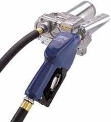GPI - 15 GPM, 3/4" Hose Diam, Pump - 1" Inlet, 3/4" Outlet, 12 VDC, 12' Hose Length, 1/5 hp - Exact Tooling