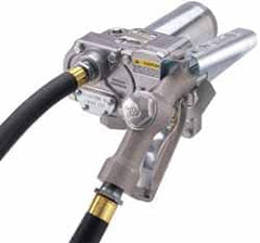 GPI - 12 GPM, 3/4" Hose Diam, Pump - 1" Inlet, 3/4" Outlet, 115 VAC, 12' Hose Length, 1/8 hp - Exact Tooling