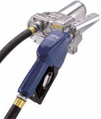 GPI - 12 GPM, 3/4" Hose Diam, Pump - 1" Inlet, 3/4" Outlet, 115 VAC, 12' Hose Length, 1/8 hp - Exact Tooling