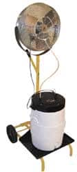 TPI - 18" Fan, 5,750 CFM, 1/8 hp Misting Cooler - 1 Speed, 1 Phase, 120 Volts, 2.2 Amps - Exact Tooling