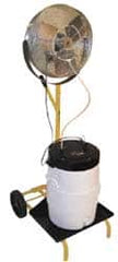 TPI - 18" Fan, 5,750 CFM, 1/8 hp Misting Cooler - 1 Speed, 1 Phase, 120 Volts, 2.2 Amps - Exact Tooling