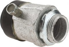 Cooper Crouse-Hinds - 3/4" Trade, Malleable Iron Set Screw Straight Rigid/Intermediate (IMC) Conduit Connector - Noninsulated - Exact Tooling