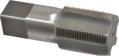 Interstate - 1-1/4 - 11-1/2 NPS Thread, 5 Flute Standard Pipe Tap - 4" OAL, 1-3/4" Thread Length, 1-5/16" Shank Diam, Bright Finish, High Speed Steel - Exact Tooling