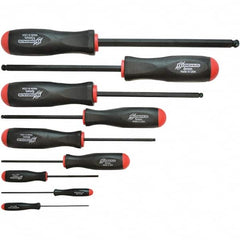 Bondhus - Hex Driver Sets Tool Type: Ball End Size Range (mm): 1.5 - 10 - Exact Tooling