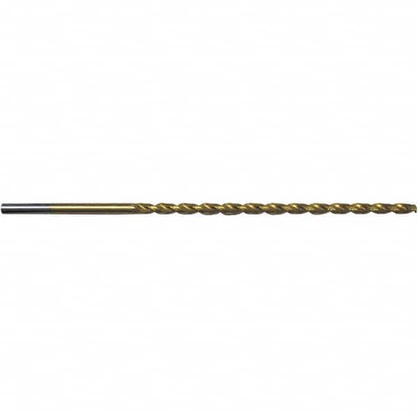 Guhring - 1/8" 2-Flute High Speed Steel Extra Length Drill Bit - Exact Tooling