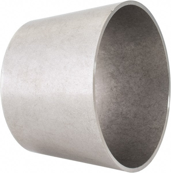 VNE - 3 x 2-1/2", Unpolished Style, Sanitary Stainless Steel Pipe Concentric Reducer - Butt Weld x Butt Weld Connection, Grade 316L - Exact Tooling