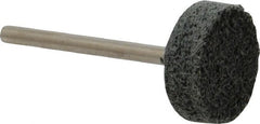 Grier Abrasives - 3/4" Head Diam x 1/4" Thickness, W201, Cylinder End, Silicon Carbide Mounted Point - Green-Gray, Fine Grade, 38,250 RPM - Exact Tooling