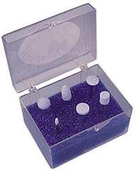 Grier Abrasives - 6 Piece Ceramic Vitrified Abrasive Point Set - Exact Tooling
