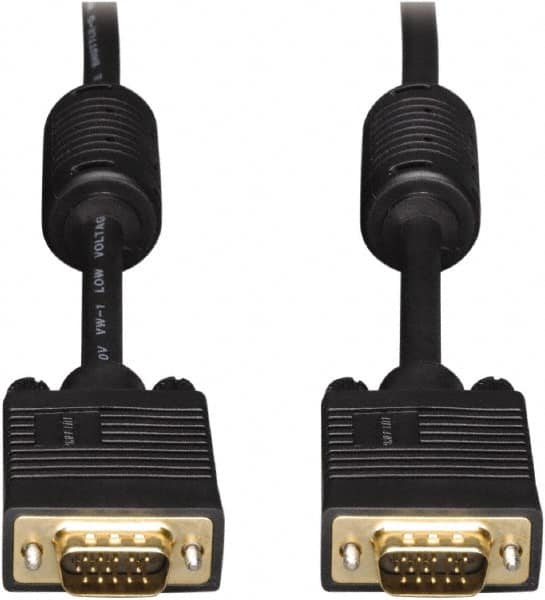 Tripp-Lite - 50' Long, HD15/HD15 Computer Cable - Black, Male x Male - Exact Tooling