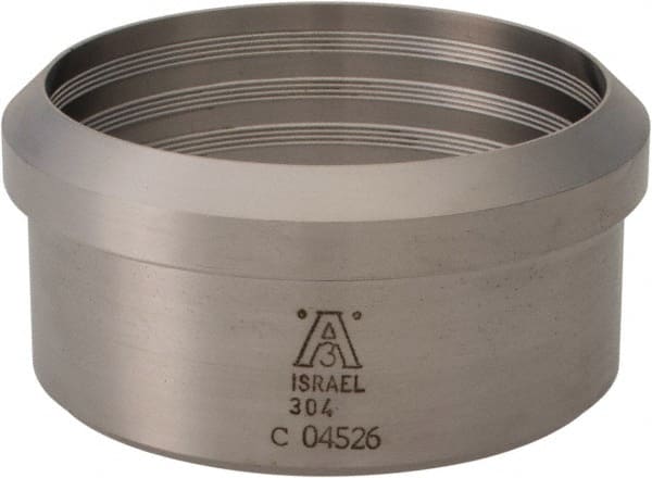 VNE - 2-1/2", Bevel Seat Style, Sanitary Stainless Steel Pipe Recessless Ferrule (Expanding) - Recessless Connection, Grade 304 - Exact Tooling