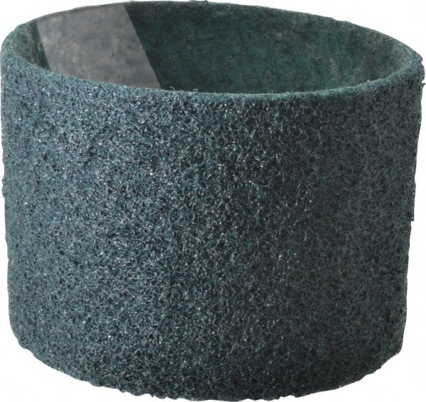 3M - 3-1/2" Wide x 15-1/2" OAL, Silicon Carbide Abrasive Belt - Silicon Carbide, Medium, Nonwoven, Series SC-BL - Exact Tooling