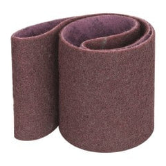 3M - 6" Wide x 48" OAL, Aluminum Oxide Abrasive Belt - Aluminum Oxide, Medium, Coated, Series SC-BL - Exact Tooling