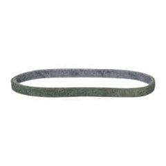 3M - 1/2" Wide x 18" OAL, Aluminum Oxide Abrasive Belt - Aluminum Oxide, Fine, Nonwoven, Series SE-BS - Exact Tooling