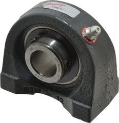 Browning - 3/4" ID, 2-7/8" OAL x 2-9/16" OAH Tapped Base - 1,444 Lb Static Cap, 2,611 Lb Dyn Cap, 2" Btw Mnt Hole Ctrs, 1-5/16" Base-to-Ctr Ht, Cast Iron - Exact Tooling