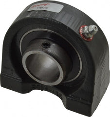 Browning - 1" ID, 3" OAL x 2-13/16" OAH Tapped Base - 1,651 Lb Static Cap, 2,801 Lb Dyn Cap, 2" Btw Mnt Hole Ctrs, 1-7/16" Base-to-Ctr Ht, Cast Iron - Exact Tooling