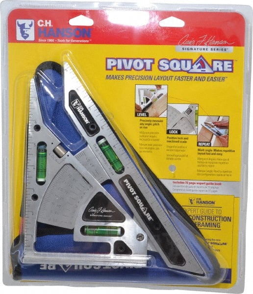 C.H. Hanson - 11" Blade Length, 8" Base Width Aluminum Square - 8 Inch Wide Base - Exact Tooling