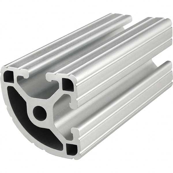 80/20 Inc. - 1-1/2" Wide x 1-1/2" High x 145" Long Open Shelving Round Extrusion Bar - Exact Tooling