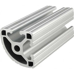 80/20 Inc. - 1-1/2" Wide x 1-1/2" High x 145" Long Open Shelving Round Extrusion Bar - Exact Tooling