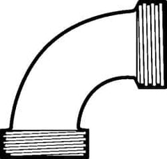 VNE - 4" Bevel Seat Style Sanitary Stainless Steel Pipe 90° Elbow - Exact Tooling