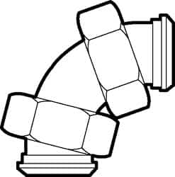 VNE - 3" Bevel Seat Style Sanitary Stainless Steel Pipe 90° Elbow - Exact Tooling