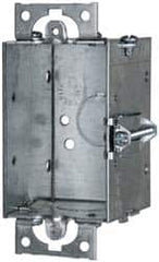 Cooper Crouse-Hinds - 1 Gang, (3) 1/2" Knockouts, Steel Rectangle Switch Box - 3" Overall Height x 2" Overall Width x 2" Overall Depth - Exact Tooling