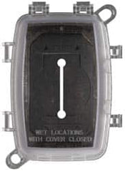 Cooper Crouse-Hinds - Electrical Outlet Box Polycarbonate Weatherproof Cover - Includes Inserts - Exact Tooling