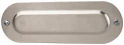 Cooper Crouse-Hinds - 2" Trade, Aluminum Conduit Body Cover Plate - Use with Series 5 Conduit Outlet Bodies - Exact Tooling