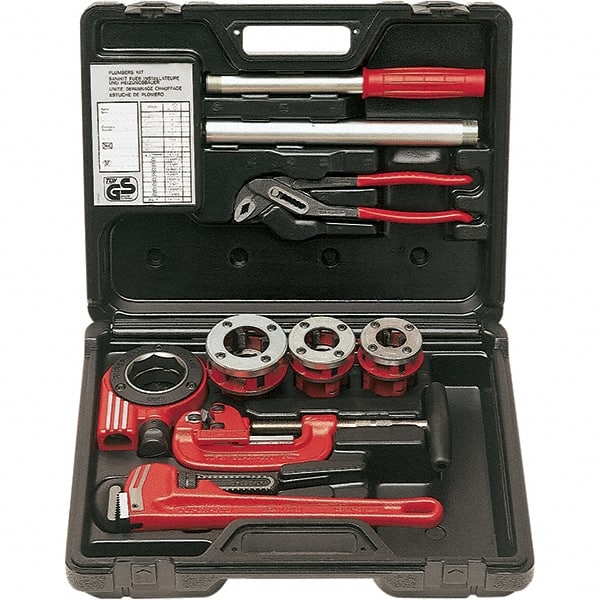 Rothenberger - Pipe Threader Sets Minimum Pipe Capacity (Inch): 1/2 Maximum Pipe Capacity (Inch): 2 - Exact Tooling