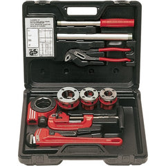 Rothenberger - Pipe Threader Sets Minimum Pipe Capacity (Inch): 1/2 Maximum Pipe Capacity (Inch): 2 - Exact Tooling