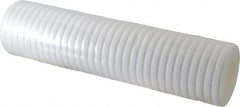 Parker - 2-1/2" OD, 1µ, Polyolefin Thermal Bonded Cartridge Filter - 10" Long - Exact Tooling