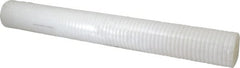 Parker - 2-1/2" OD, 5µ, Polyolefin Thermal Bonded Cartridge Filter - 20" Long - Exact Tooling