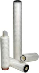 Parker - 2-1/2" OD, 70µ, Polypropylene Absolute Rated-Pleated-Melt Blown Cartridge Filter - 20" Long - Exact Tooling