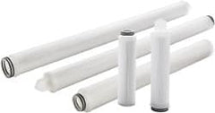 Parker - 2-1/2" OD, 5µ, Microfiberglass Absolute Rated-Pleated-Thermal Bonded Cartridge Filter - 30" Long - Exact Tooling
