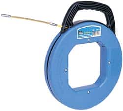 Ideal - 200 Ft. Long x 3/16 Inch Wide, 3/16 Inch Thick, Fiberglass Fish Tape - 1,600 Lb. Pulling Strength - Exact Tooling