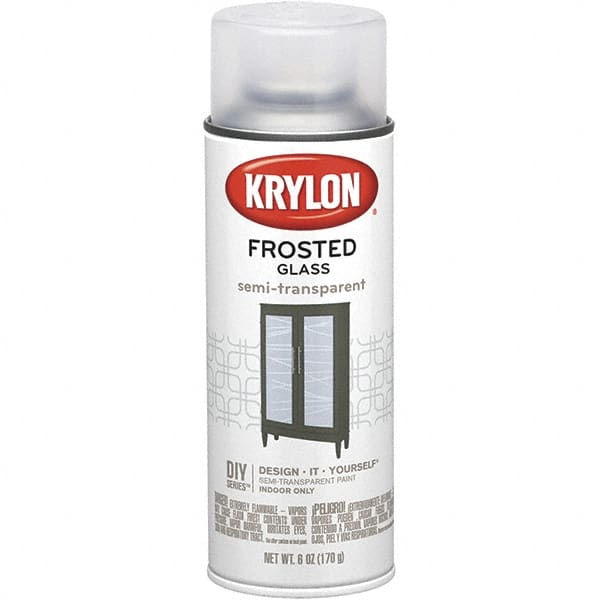 Krylon - Frosted Glass (Color), Frosted, Glass Frosting Spray Paint - 6 oz Container - Exact Tooling