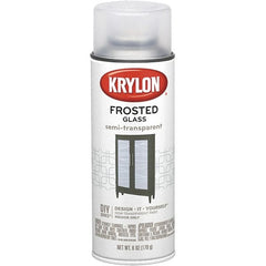 Krylon - Frosted Glass (Color), Frosted, Glass Frosting Spray Paint - 6 oz Container - Exact Tooling