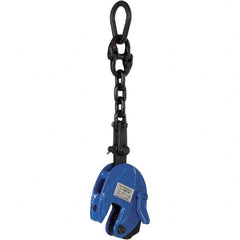 Vestil - 1,000 Lbs. Load Capacity Plate Clamp - 0.6 Inch Max Thickness, 1-1/2 Inch Throat Depth and 2-1/4 Inch Bale Opening - Exact Tooling