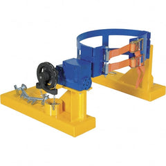 Vestil - 2,000 Lb Load Capacity, 55 Gal Forklift Drum Rotator - For 55 Gal Drums - Exact Tooling
